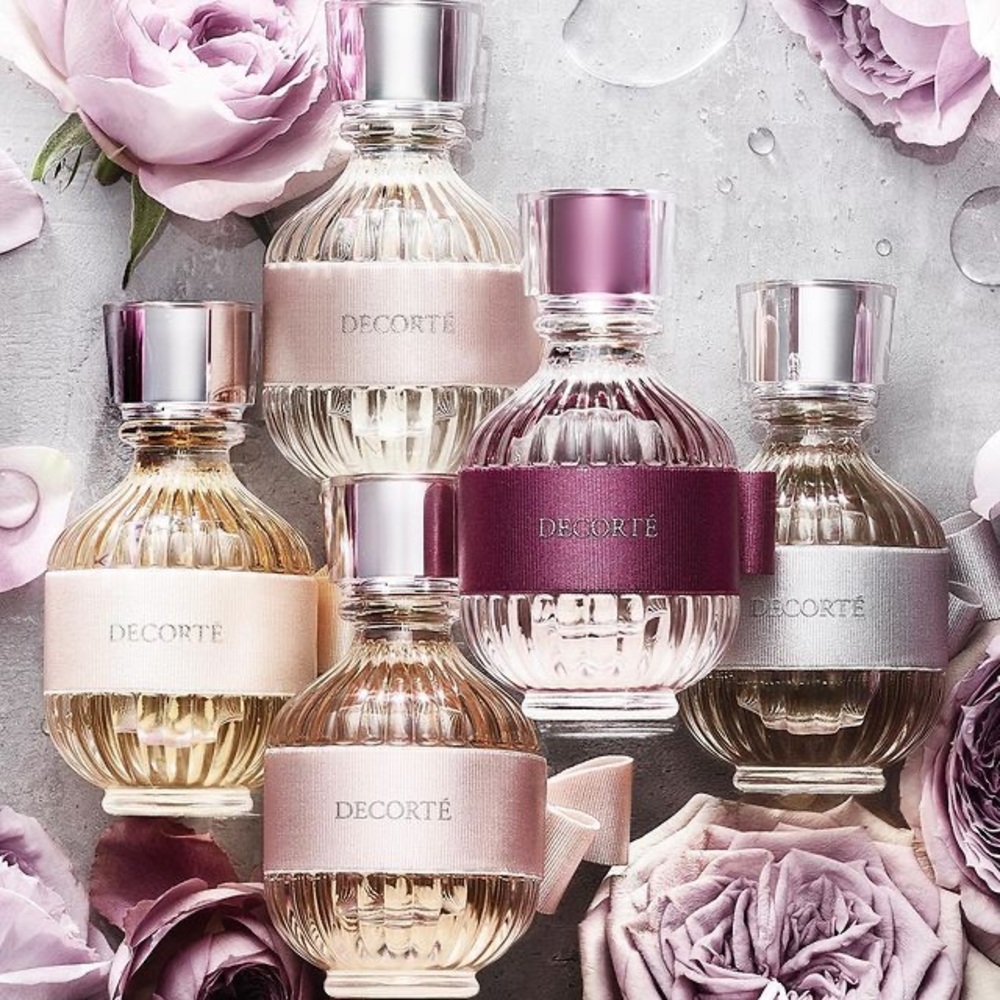 Decorté Kimono Collection - Floral Glass Bottles - Picture 3 of 5